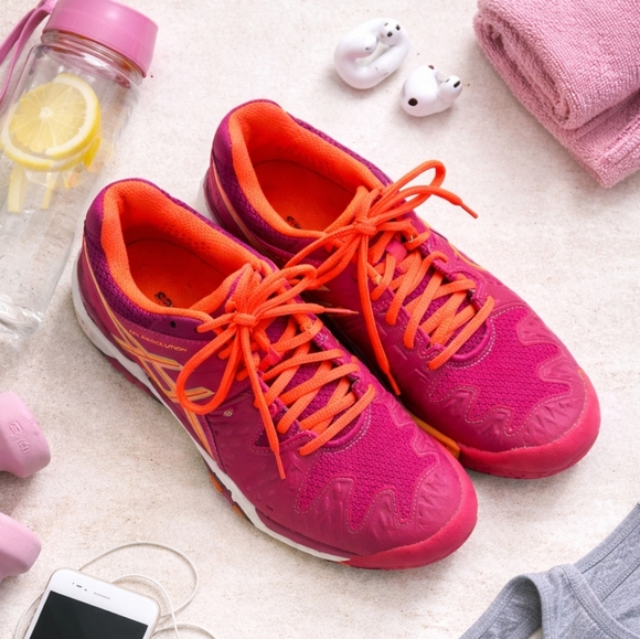 Asics Shoes Asics Gel Revolution Tennis Running Sneaker E55yl asics-shoes-asics-gel-revolution-tennis-running-sneaker-e55yl